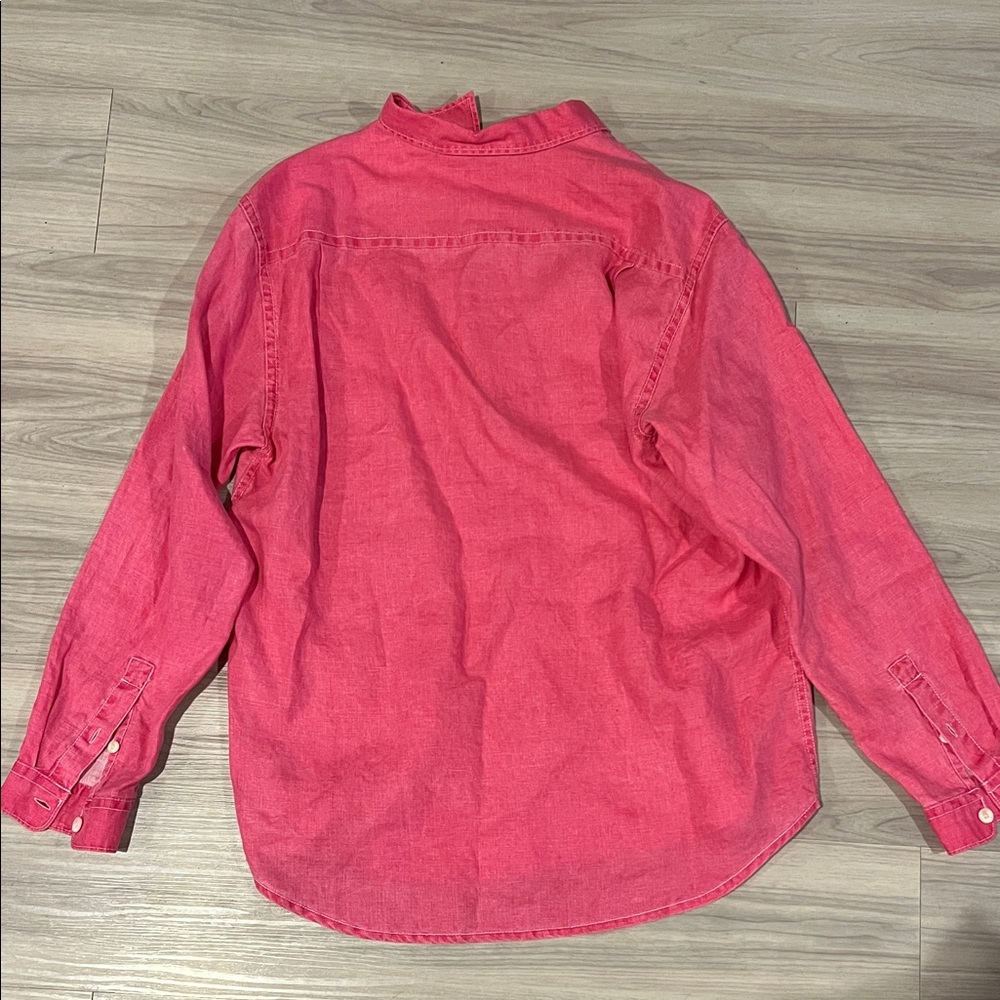 Tommy Bahama Men's Red Button-Down Shirt - Picture 3 of 3